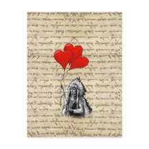 Amusant chef indien et ballons cardiaques