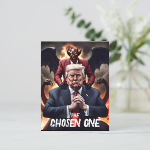 Carte Postale Amusant Trump Antichrist choisi un