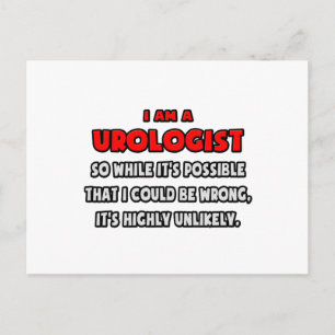 Carte Postale Amusant Urologiste .. Très improbable