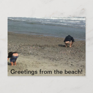 Carte postale amusante