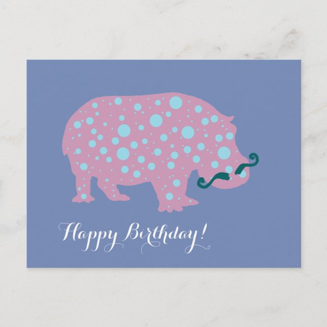 Carte postale Amusante Anniversaire (Devant)