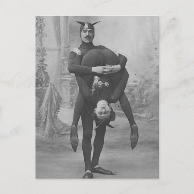 Carte postale amusante de performers de cirque vic (Devant)
