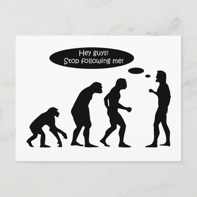 Carte Postale Amusante évolution (Devant)