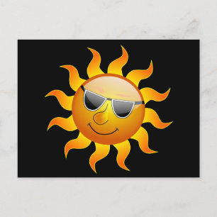 Carte postale amusante Summer Sun