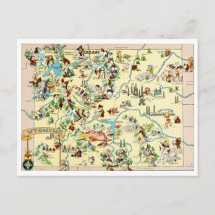 Carte postale amusante Wyoming