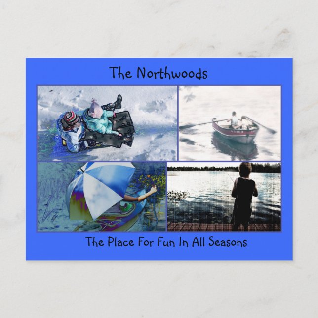 Carte Postale Amusement de Northwoods (Devant)