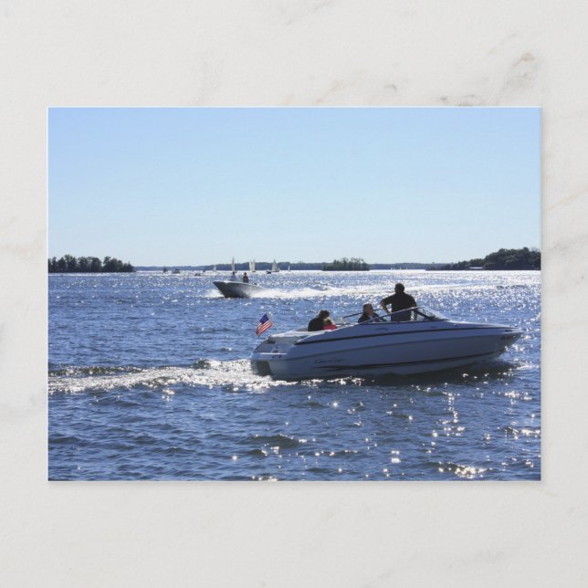 Carte Postale Amusement d'été (Devant)