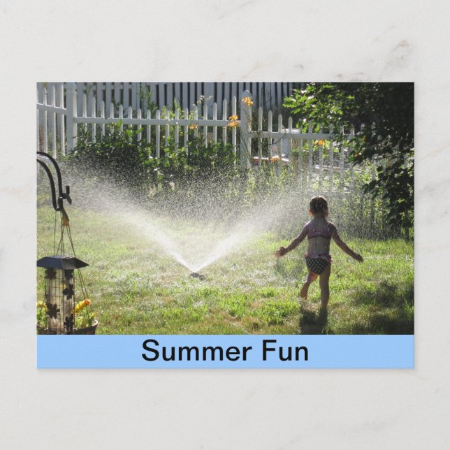 Carte Postale Amusement d'été (Devant)