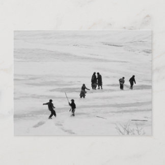 Carte Postale Amusement d'hiver