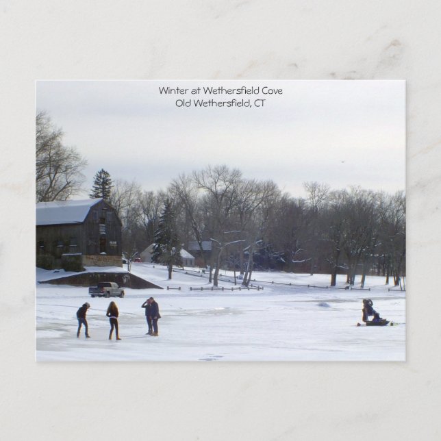 Carte Postale Amusement d'hiver - Weight, CT (Devant)