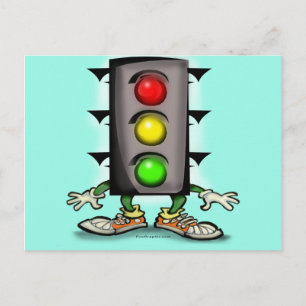 Carte Postale Amusement du trafic