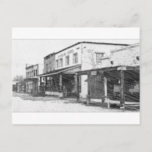 Carte Postale An Old Western Town