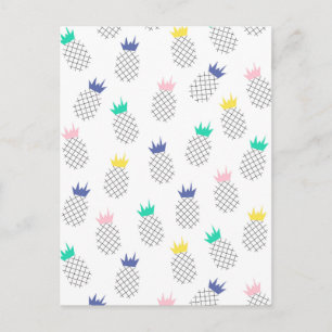 Carte Postale Ananas Abstrait 2