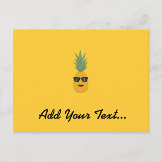 Carte Postale ananas cool