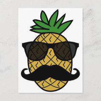 Carte Postale Ananas de hippie