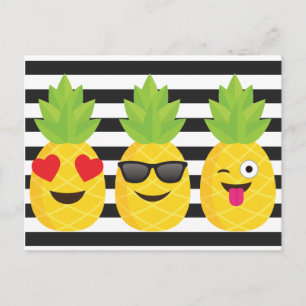 Carte Postale ananas émoji