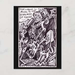 Carte Postale Anarchiste en grand par Brian Benson
