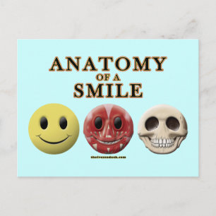 Carte Postale Anatomie d'un sourire