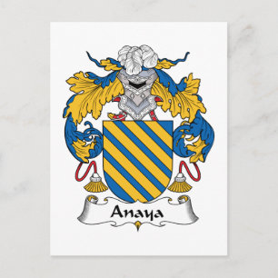 Carte Postale Anaya Family Crest