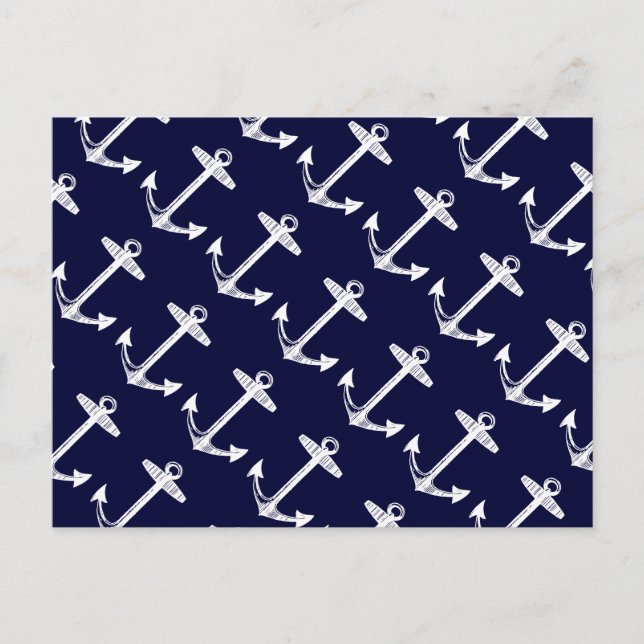 Carte Postale Anchor Pattern (Devant)