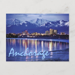 Carte Postale Anchorage, Alaska, États-Unis