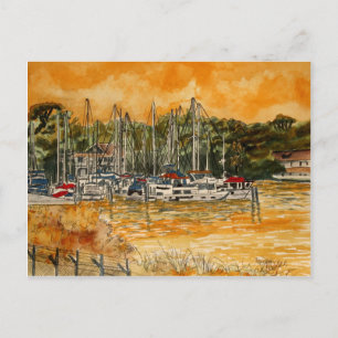 Carte Postale Anchorage Yacht Basin Marina Melbourne Floride