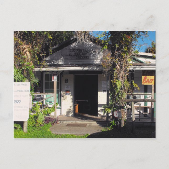 Carte Postale Ancien bureau de poste (Devant)