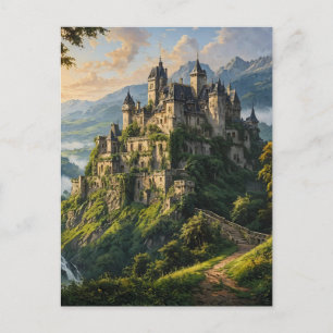 Carte Postale Ancien château majestueux