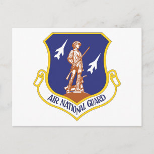Carte Postale Ancien combattant de la Garde nationale aérienne