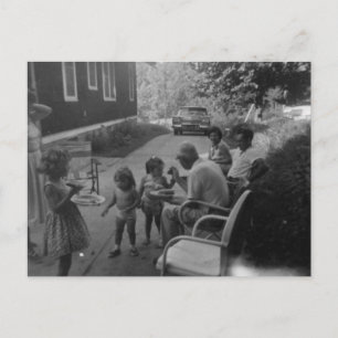 Carte Postale Ancien jeu de pique-nique d'été