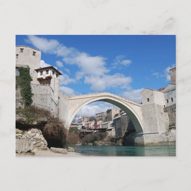 Carte Postale Ancien pont à Mostar (Devant)