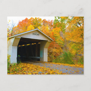 Carte Postale Ancien pont couvert d'Adams Mill, Indiana