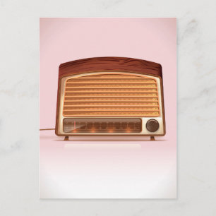 Carte Postale Ancien radiobalisseur rétro vintage