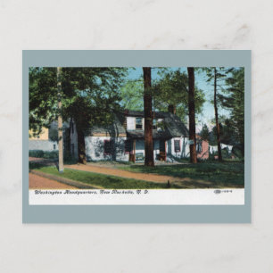 Carte Postale Ancien siège de Washington à New Rochelle NY