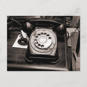 Carte Postale Ancien téléphone