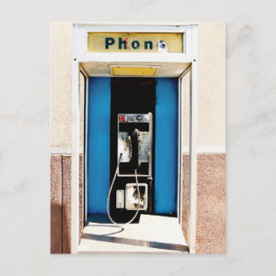 Carte Postale Ancien téléphone payant