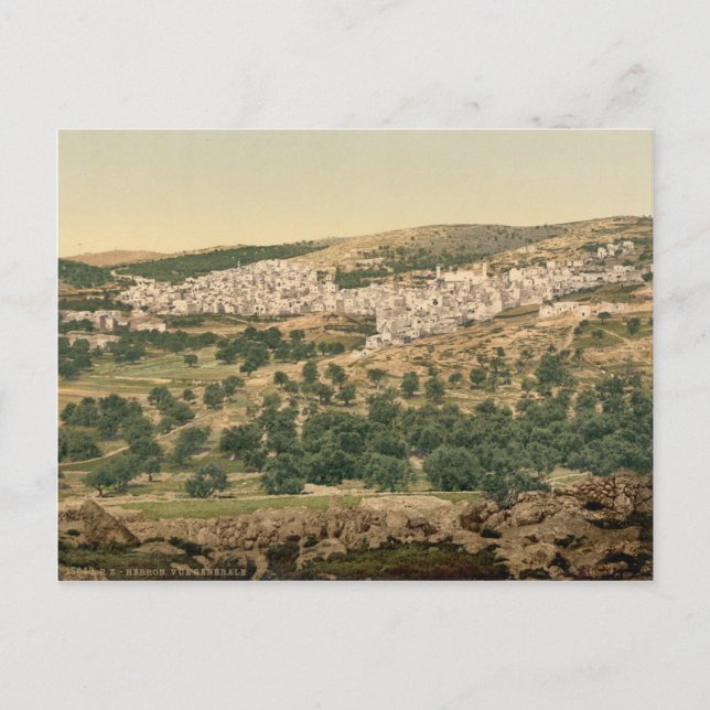 Carte Postale Ancien tirage d'Hébron - Ville des patriarches (Devant)