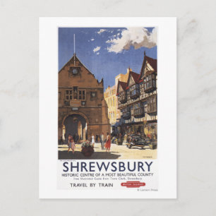 Carte Postale Ancienne affiche des Chemins de fer britanniques d