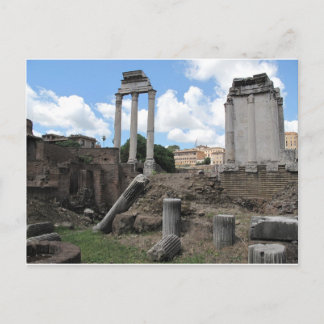 Carte Postale Ancienne Agora temples ruines des piliers