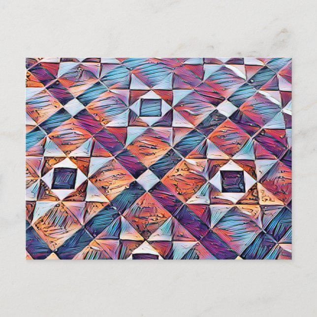 CARTE POSTALE ANCIENNE ANGLETERRE CARRELAGE SOL (Devant)