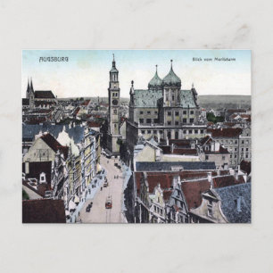 Carte postale ancienne - Augsbourg, Allemagne