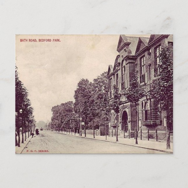 Carte postale ancienne - Bedford Park, Chiswick (Devant)