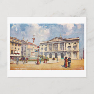 Carte Postale Ancienne Camara Municipale à Lisbonne, Portugal,