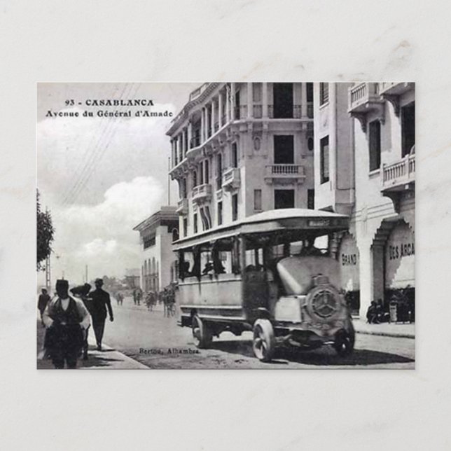 Carte postale ancienne - Casablanca, Maroc (Devant)