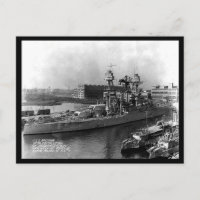 Carte postale ancienne - cuirassé américain "Arizo