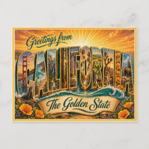 Carte Postale Ancienne de Californie