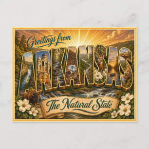 Carte postale ancienne de l'Arkansas