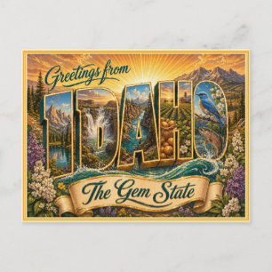 Carte postale ancienne de l'Idaho