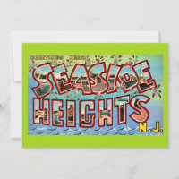 Carte postale ancienne de Seaside Heights NJ 5x7