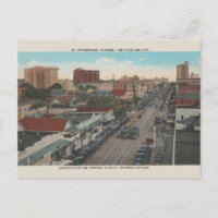 Carte postale ancienne de St. Petersburg Floride